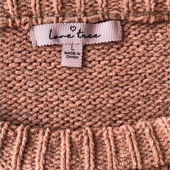 love tree 🌸knitted sweater 🧶 with triangles and polka dots size L - Picture 6 of 6